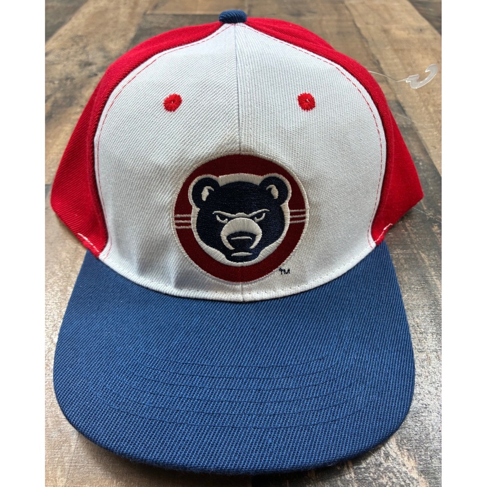 APC Pepsi Chicago Cubs Bear Hat Mens OSFM Red White Blue Pre-owned Baseball Cap